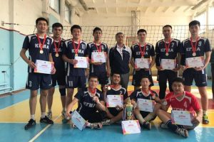 The KSMA volleyball team advanced to the first league