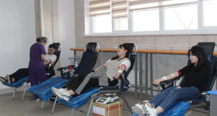 Days of free blood donation are held in KSMA