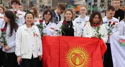 Представители КГМА им. И.К. Ахунбаева на III Республиканском слёте студенческих медицинских отрядов в Беларуси