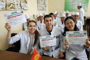 Студенты КГМА награждены дипломами Международной олимпиады в Андижане