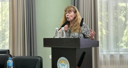 📢 КММАдагы профессор Тиина Лаатикайнендин лекциясы