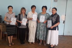 Employees of the KSMA library were awarded with a certificate of honor