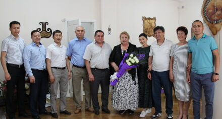 Оргкомитет по проведению выборов ректора КГМА поздравляет  Индиру Орозобаевну!!!