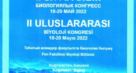 КММАнын өкүлдөрү II Эл аралык биологиялык конгресске катышты