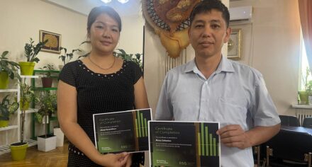 Сотрудники КГМА им. И.К. Ахунбаева успешно прошли обучение и получили сертификат Bloomberg ESG