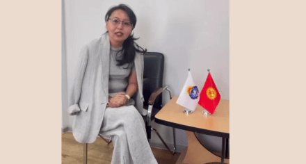 КГМА им.И.К.Ахунбаева поздравляет представитель Национального офиса программы Европейского союза "Эразмус +"