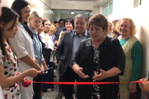 Церемония открытия Педиатрического отделения в Медицинском центре КГМА им.И.К.Ахунбаева